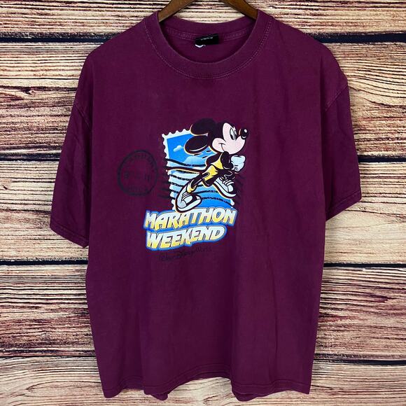 Vintage 2004 Mickey Mouse Marathon Weekend Disney T-shirt - Picture 2 of 8